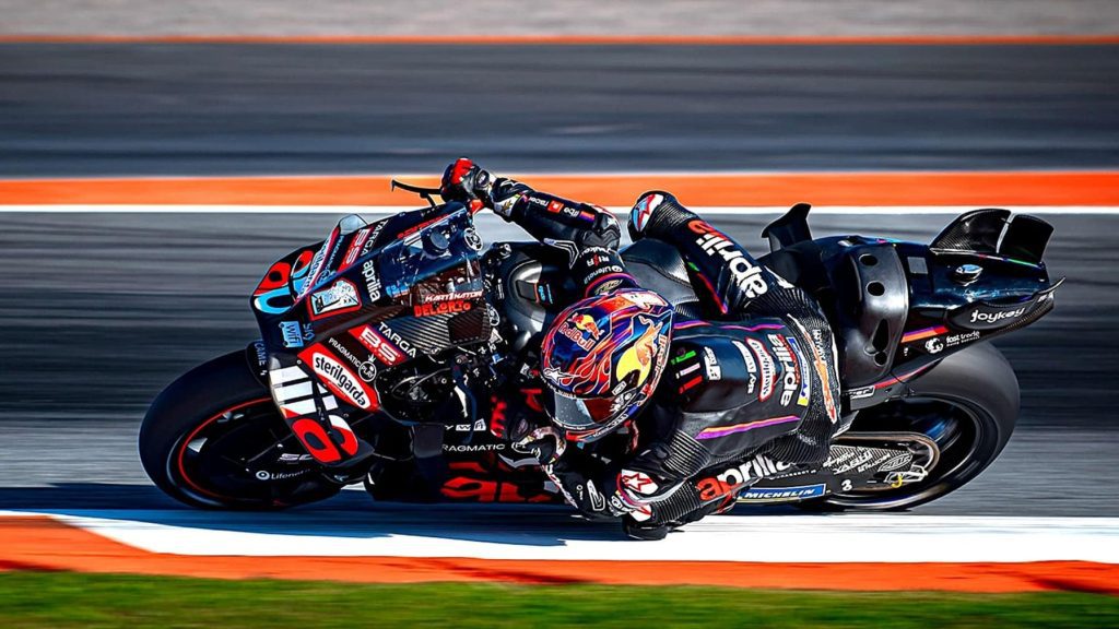 A motogp bike: the grounded aeroplane