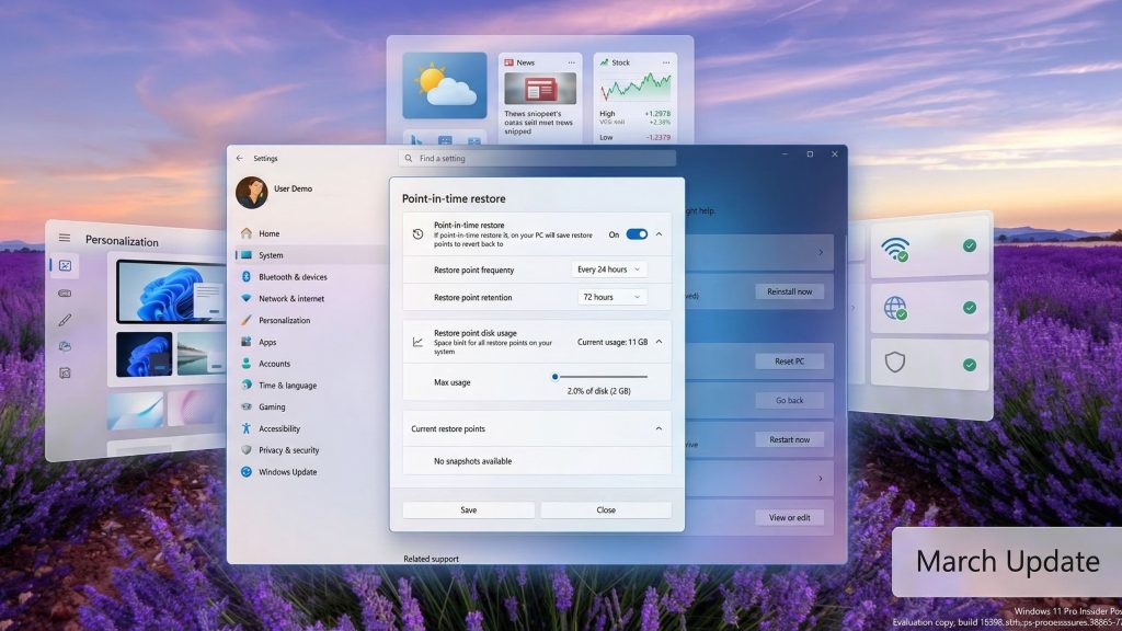 Exciting updates in the march 2026 windows 11 insider build