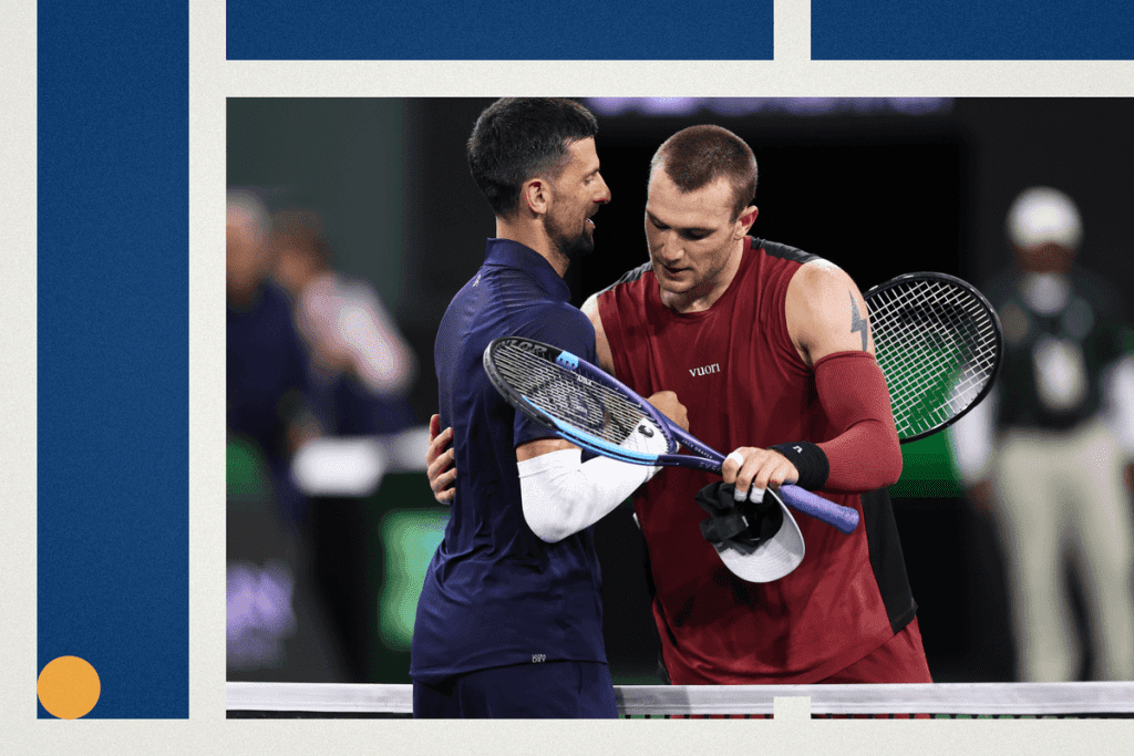 Highlights from indian wells: djokovic, draper, and a stunning moment