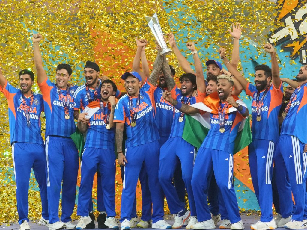 India Secures Third T20 World Cup Title with 96-Run Victory Over New Zealand India secures third t20 world cup title with 96 run victory