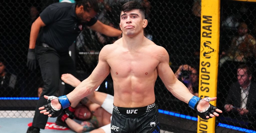 Kevin vallejos soars into featherweight top 10 in ufc rankings