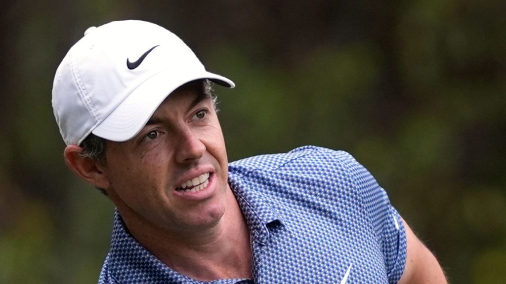Rory mcilroy struggles early in title defense as sepp straka