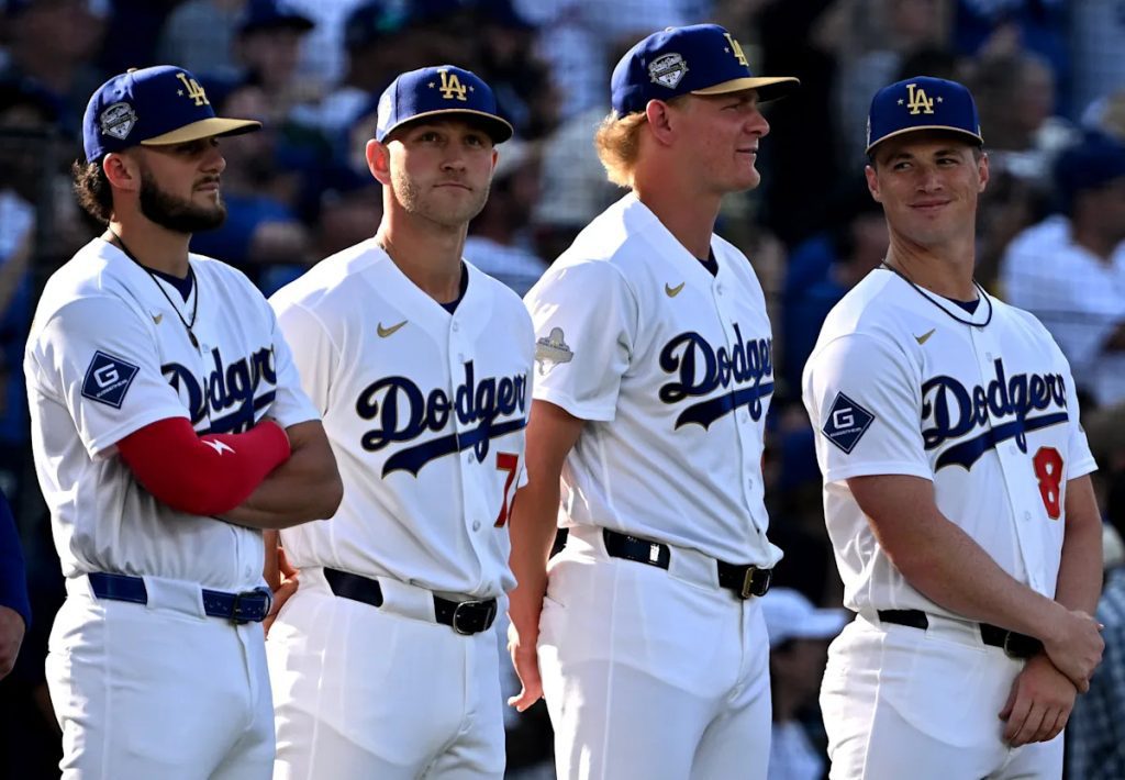 Young Dodgers Take Their Time with High Uniform Numbers Young dodgers take their time with high uniform numbers