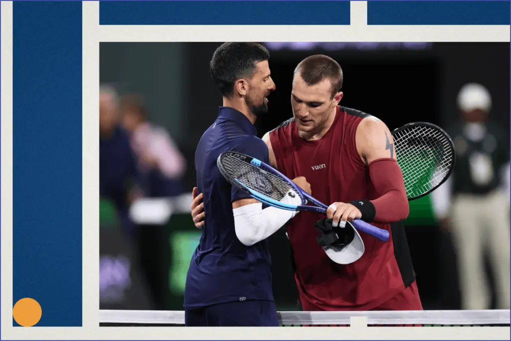 Highlights from indian wells: djokovic, draper, and a stunning moment