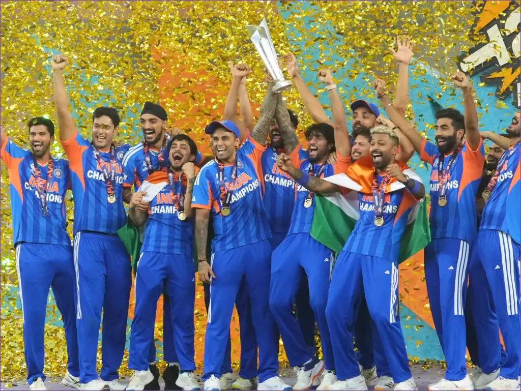 India secures third t20 world cup title with 96 run victory