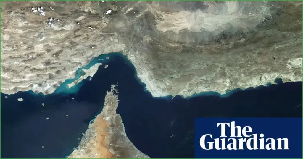 Navigating the strait of hormuz: a visual journey of shipping