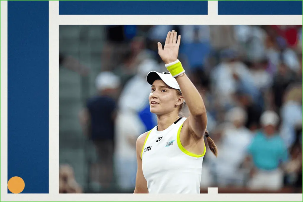 Rybakina climbs to no. 2, ousting Świątek in indian wells