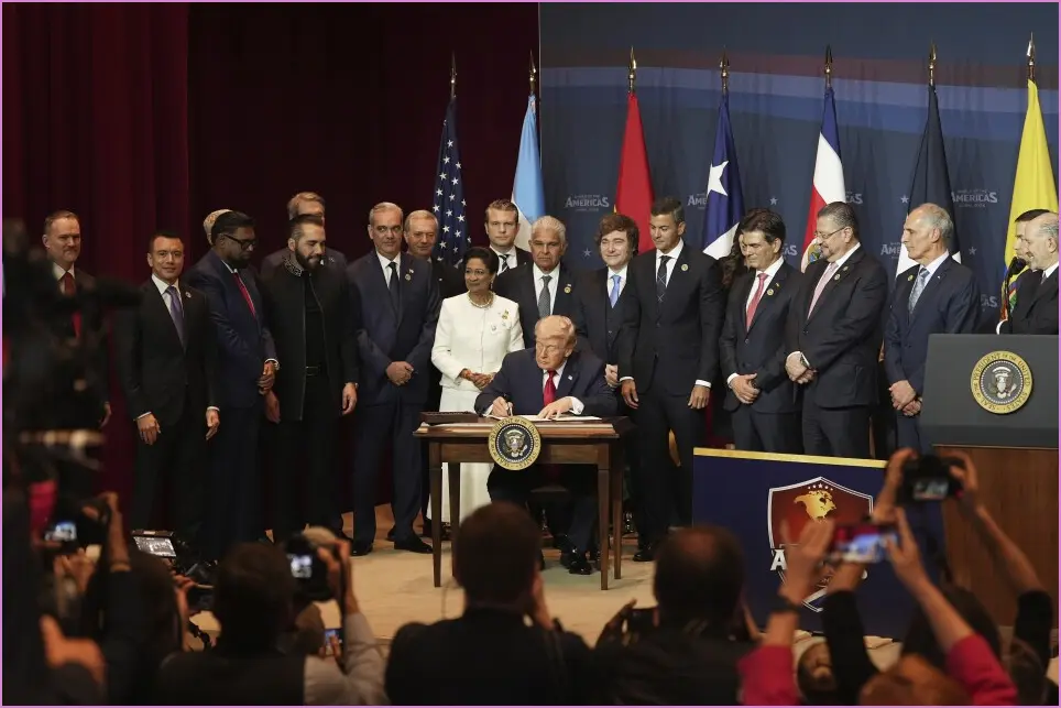Trump Calls for Latin American Leaders to Take Military Action Against Cartels Trump calls for latin american leaders to take military action