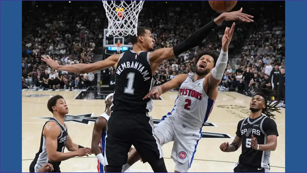 Wembanyama shines with 38 points in spurs victory over pistons