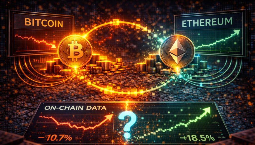 Capital Shifts: Bitcoin to Ethereum as On-Chain Data Signals Ongoing Trends Capital shifts: bitcoin to ethereum as on chain data signals ongoing