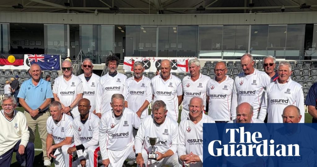 England over 70s celebrate ashes and world cup triumphs