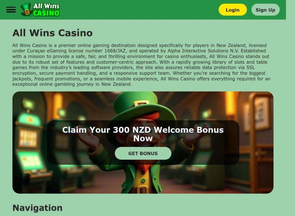 Explore the top earning slots at all wins casino nz