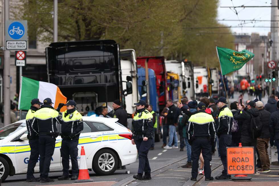 Fuel Blockades in Ireland Cause Major Highways to Close and Lead to Shortages Fuel blockades in ireland cause major highways to close and