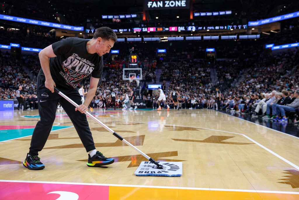 Inside the game: a look at spurs team attendants at