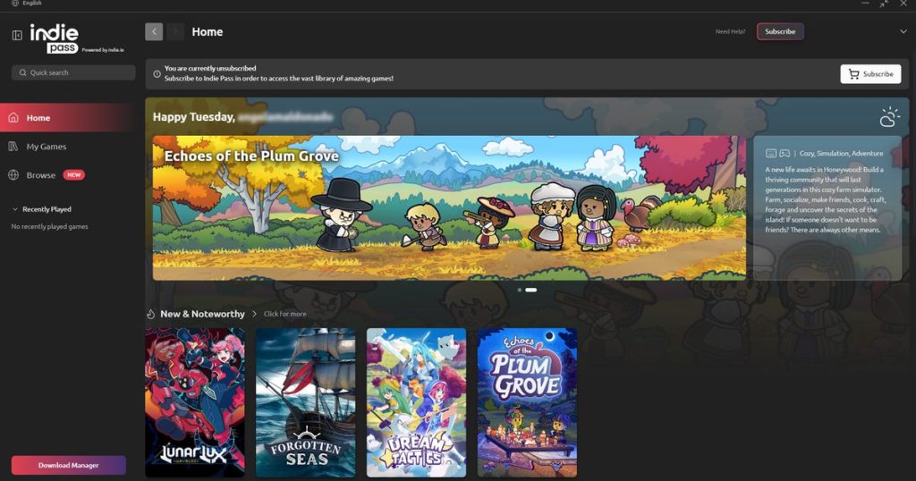 Introducing indie pass: a monthly gateway to 70 exciting indie