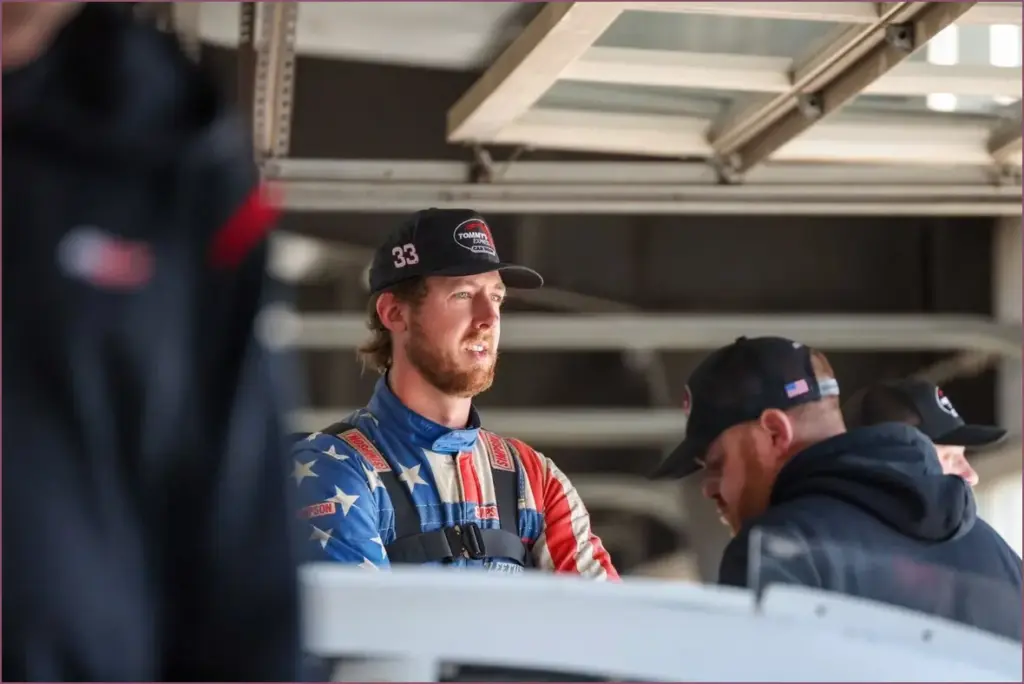 Cleetus mcfarland's impact on the rockingham o'reilly series race