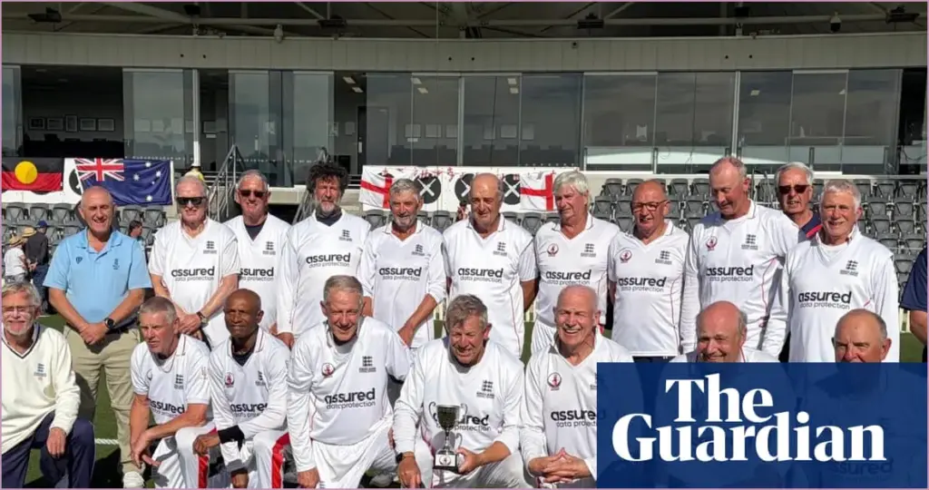 England over 70s celebrate ashes and world cup triumphs