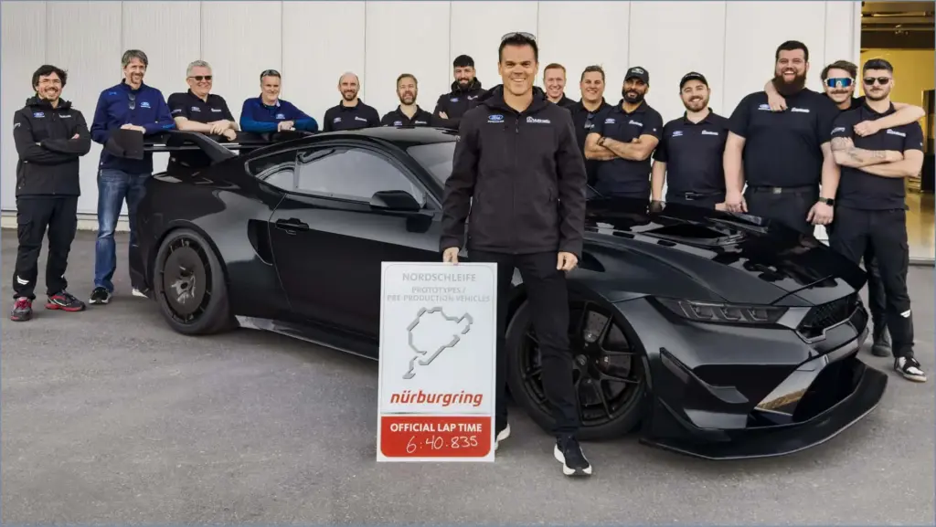 Ford Mustang GTD Sets Nürburgring Record with 6:40 Lap, Fastest American Car Ford mustang gtd sets nürburgring record with 6:40 lap, fastest