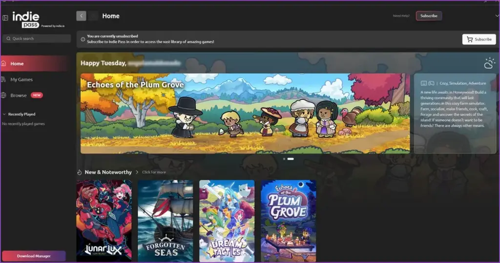Introducing Indie Pass: A Monthly Gateway to 70 Exciting Indie Games for Just $6.99 Introducing indie pass: a monthly gateway to 70 exciting indie