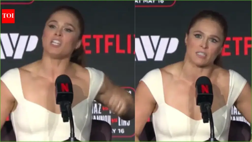 Ronda rousey's fiery comeback: a showdown with kayla harrison unfolds