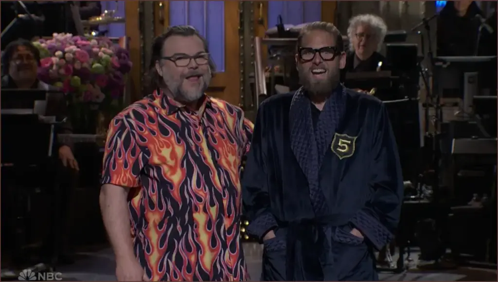 Star studded snl monologue with jack black and friends