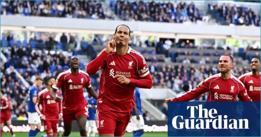 Van Dijk Secures Dramatic Liverpool Victory in Everton’s New Stadium Debut Van dijk secures dramatic liverpool victory in everton's new stadium