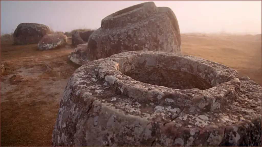 Archaeologists unearth giant stone jar with unexpected discovery