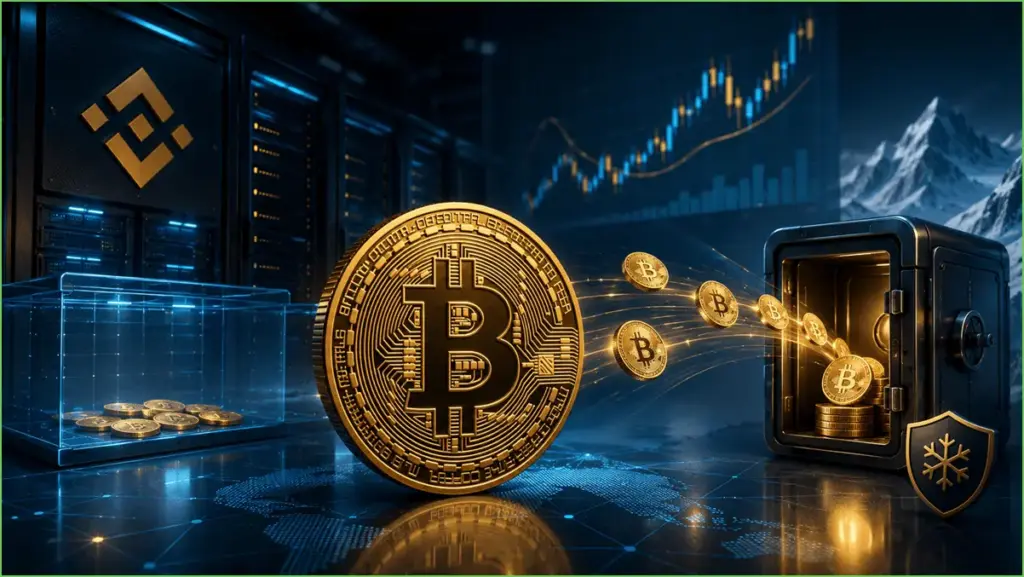 Bitcoin supply shock as 500k btc exits binance