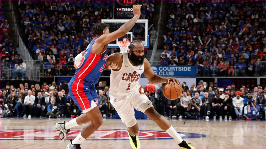 Cavaliers secure overtime win to take 3 2 lead over pistons