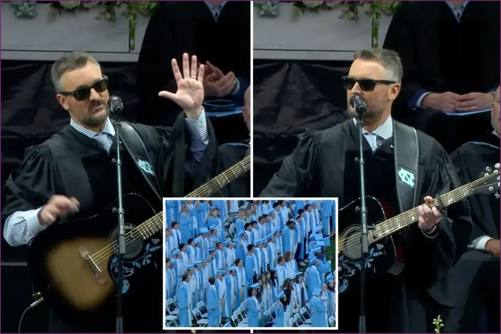Eric church inspires unc graduates with unforgettable commencement speech