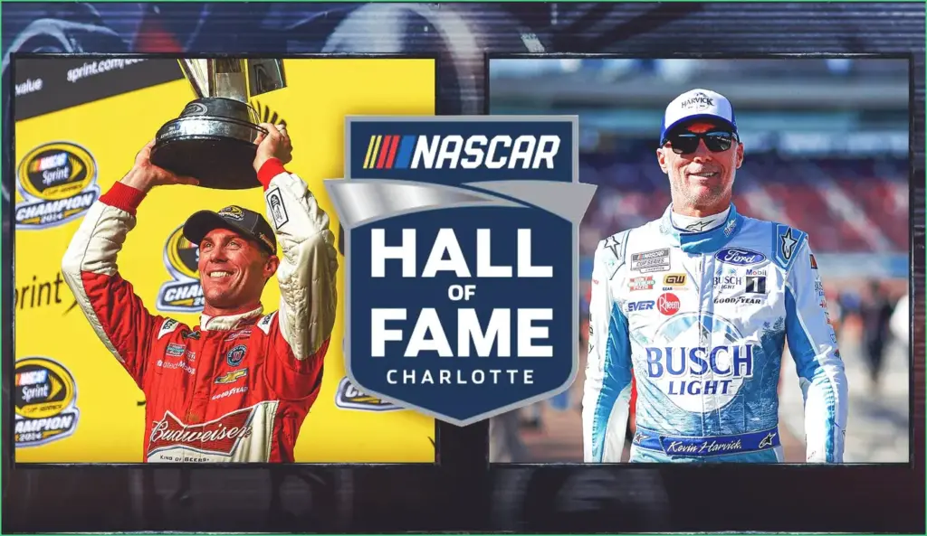 Kevin harvick inducted into nascar hall of fame on first