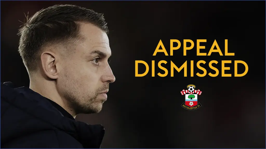 Southampton's appeal dismissed in championship play off final spygate controversy