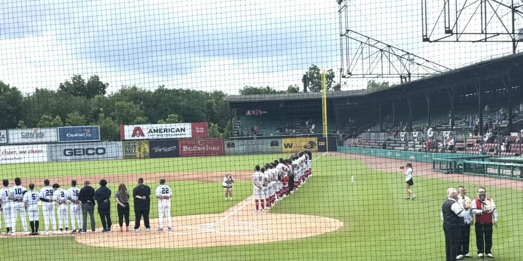 Blue wahoos engage fans at rickwood field event