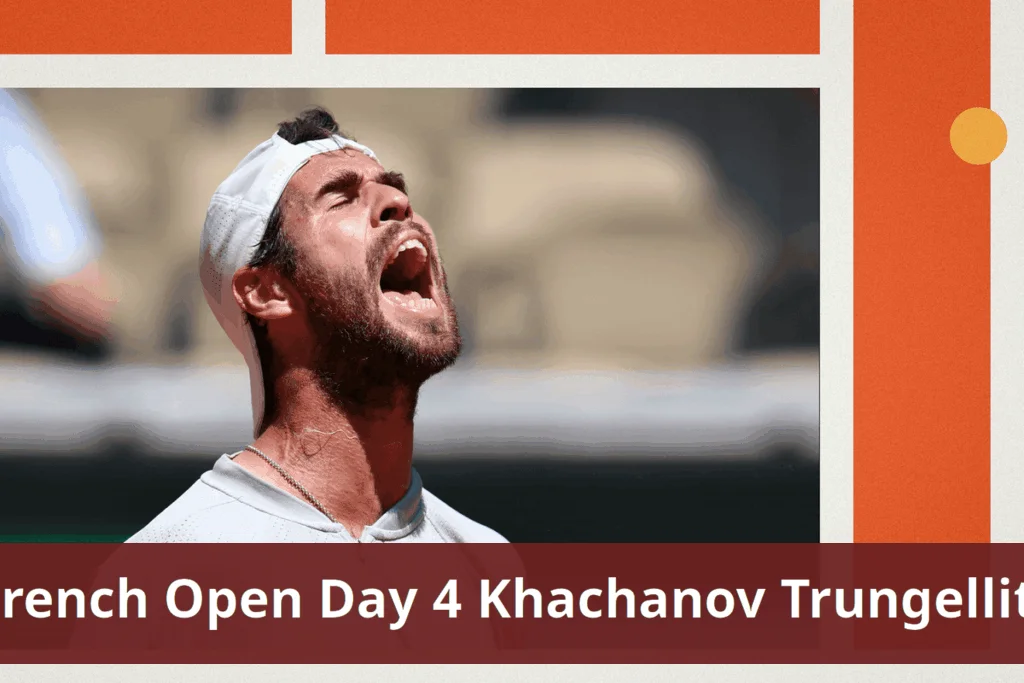 French open day 4 recap features worst match point shot