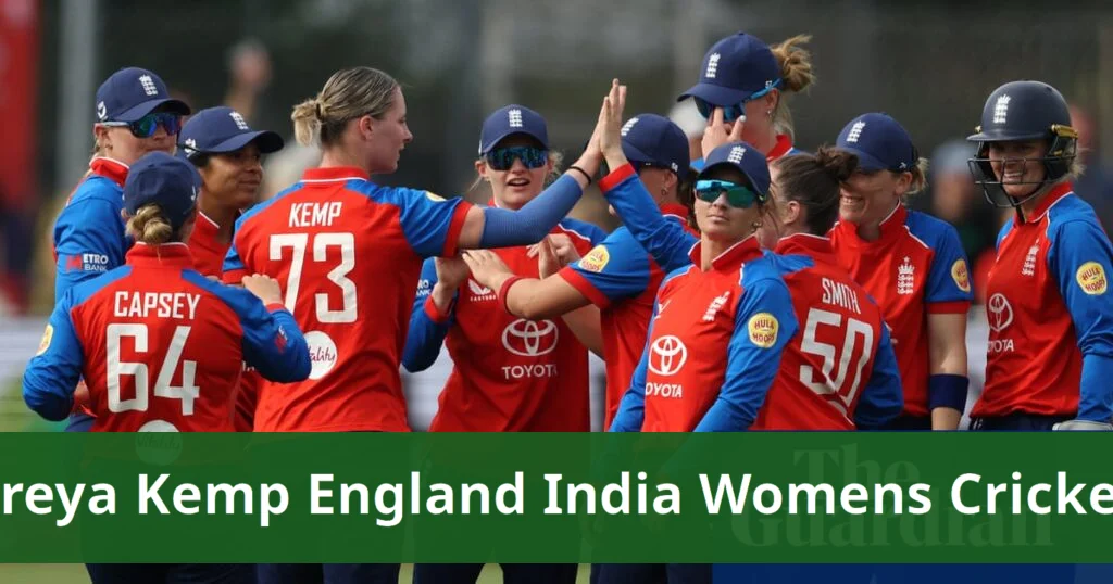 Freya kemp helps england level series against india in women's