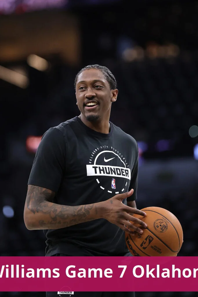 Jalen Williams Out for Game 7 Against Spurs Jalen williams avoids setback after returning in game 6 for
