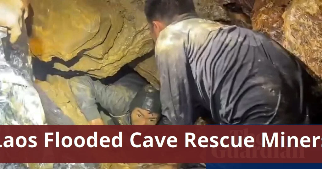 Four men rescued from flooded cave in Laos during mission Four men rescued from flooded cave in laos during mission