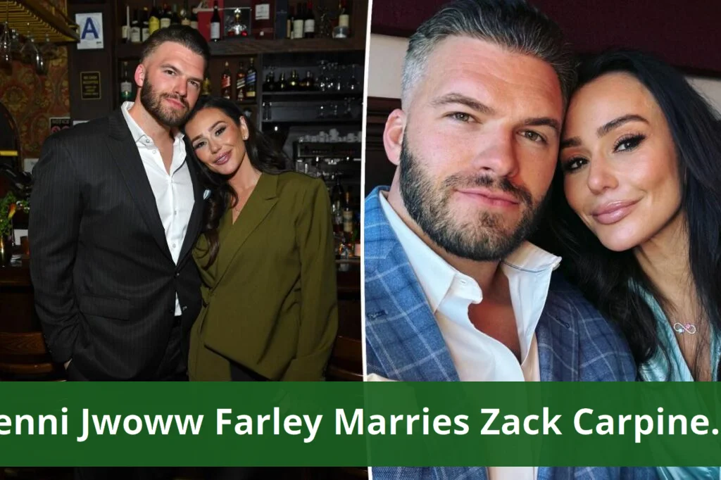 Jenni 'jwoww' farley marries zack carpinello in surprise wedding