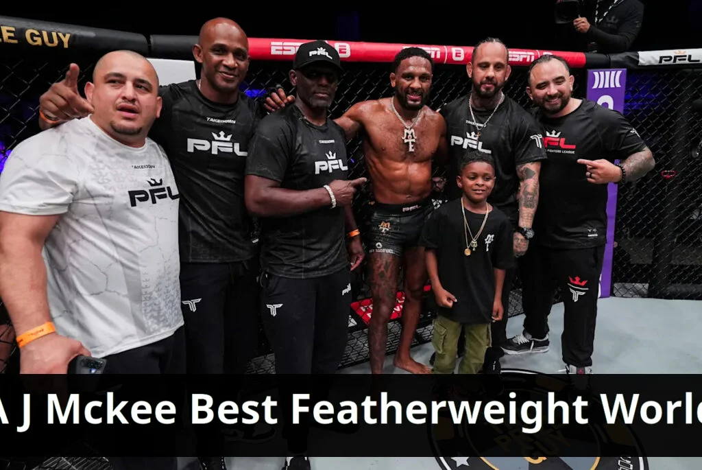 A.j. mckee claims he is the best featherweight in the