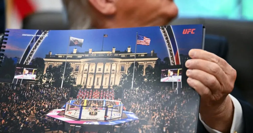 White house embraces newfound entertainment distraction