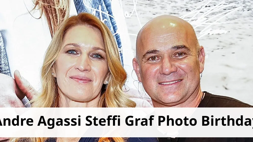 Andre agassi kisses wife steffi graf in recent photo