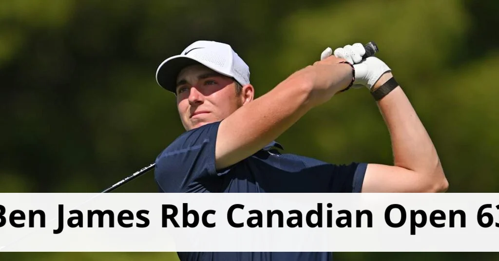 Ben james leads rbc canadian open after 63 in professional