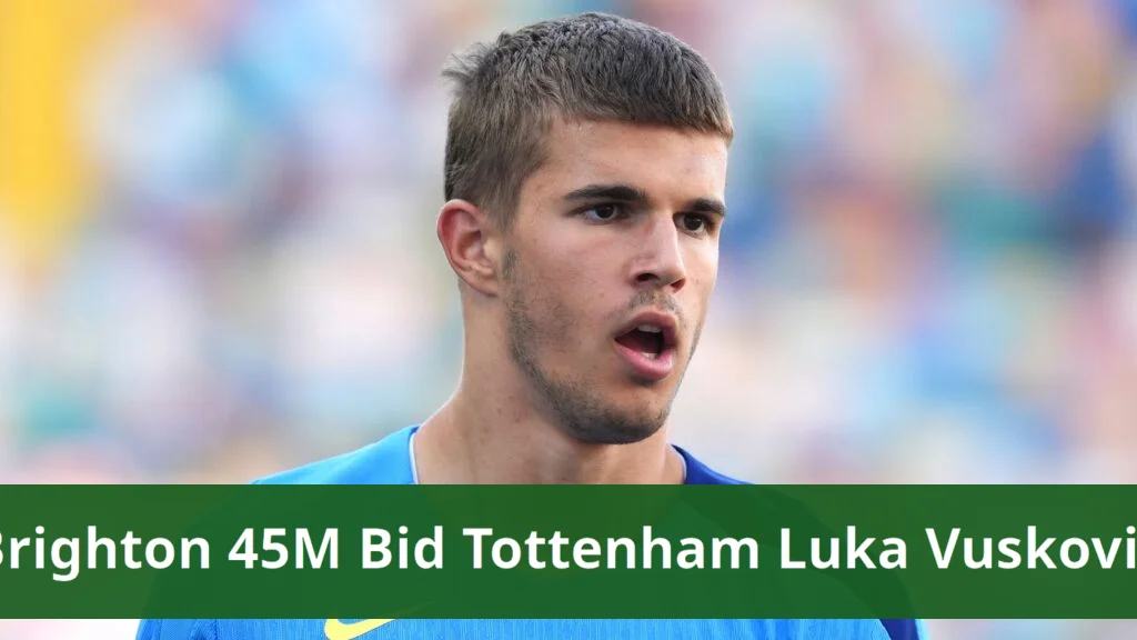 Brighton submits improved £45m bid for tottenham defender luka vuskovic