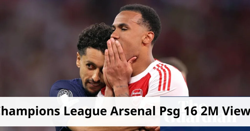 Arsenal and psg draw 16.2 million illegal stream views in