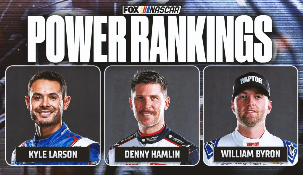 William byron rejoins nascar power rankings as others fall off