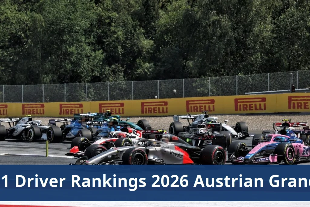 Edd straw ranks drivers for 2026 f1 austrian grand prix