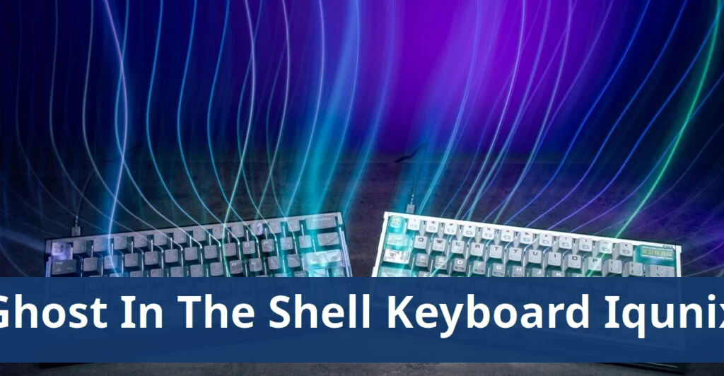 Ghost in the shell keyboard inspires tech enthusiasts with unique