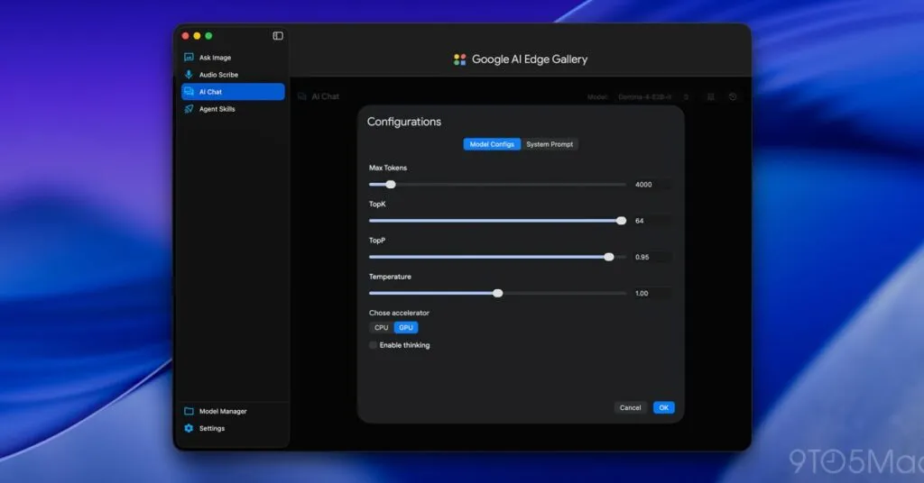 Google ai edge gallery launches for macos users