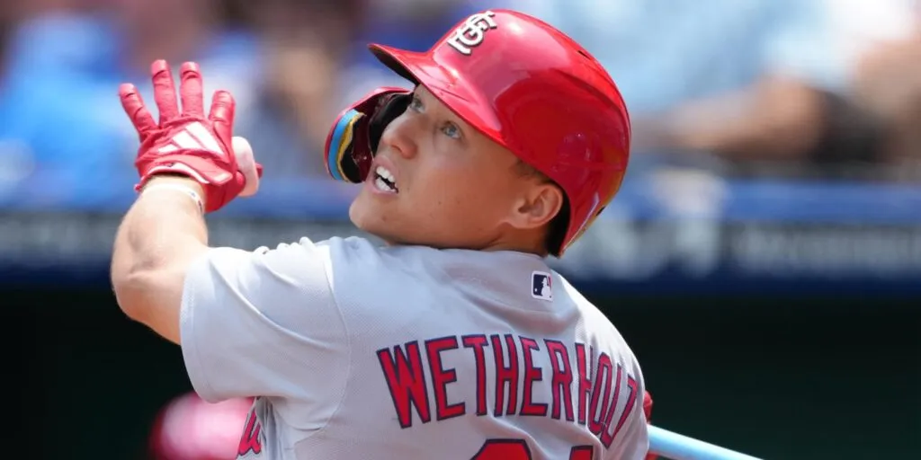 Jj wetherholt powers cardinals past royals with multihomer game