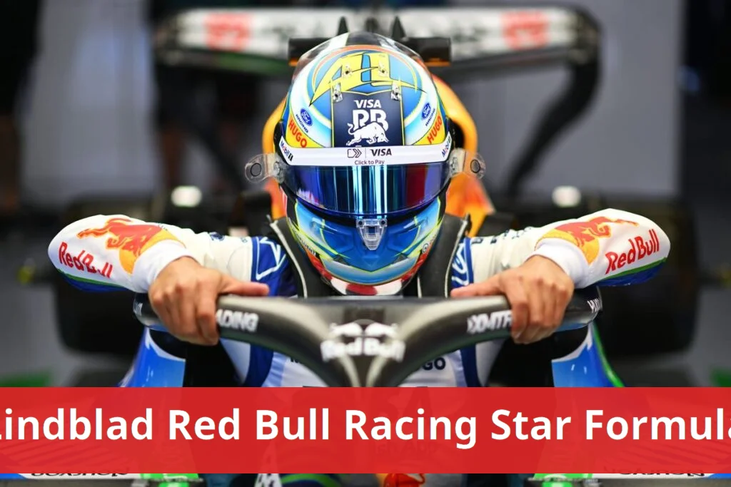 Lindblad positions himself as red bull's next racing star